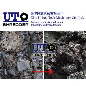 tire cord fabric shredder/  rubber fabric shredder/ two shaft shredder/ two engines crusher/ impregnated fabric shredder
