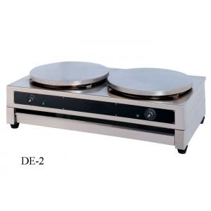 China 400 mm Restaurant Cooking Equipment Single Or Double Head Commercial Crepe Machine wholesale