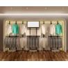 2400mm Height Clothing Display Racks Slatwall Clothing Display Non Corrosion