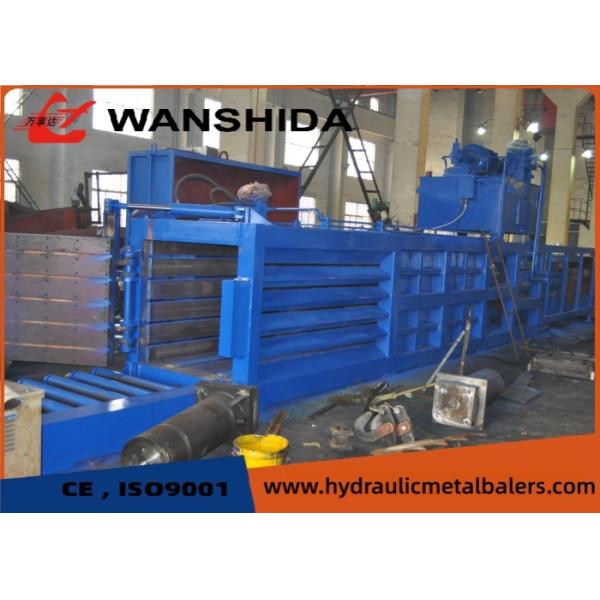 Space Saving Horizontal Strapping Machine with PLC Control For PET Bottles Recycling