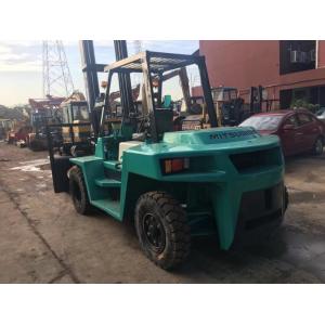 China Mitsubishi FD70 Used Forklift Equipment , Used Counterbalance Forklift 7 Ton supplier