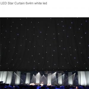 China LED Star Curtain / Led Star Cloth Wedding Backdrop for Stage Backdrop Decoration supplier