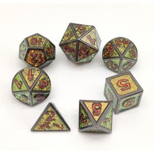 China Sharp Edge Luxury RPG Dice Set Portable For Dungeons And Dragons supplier
