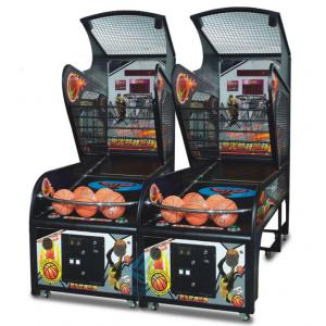 Indoor Arcade Basketball Hoop Game Machine Steel Tube Rim Ball Automatic Return