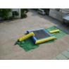 Square Trampoline Combo With Slide Inflatable Water Sports Games With High