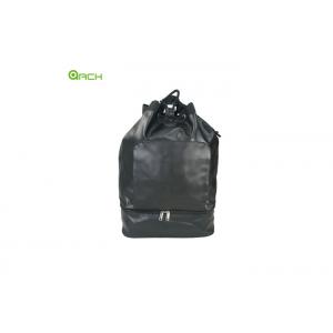 Nylon Zip Carbon Material Backpack Lady Sports Gym Bags