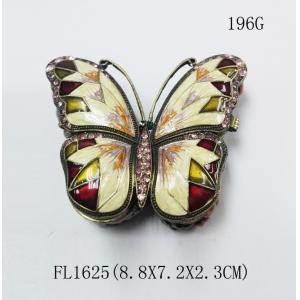 Metal Butterfly Jewelry Box butterfly shape metal jewelry box for ladies gift