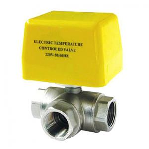 China Brass Electric Motor Operated Ball Valve IP55 High Flow Capability supplier