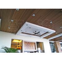 China Suspended Wood Plastic Composite Ceiling Panels for Office / Hotel on sale
