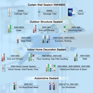 China Weathering Resistance MH995 Silicone Sealant For Window Joint Quick Dry And Mildew Proofing wholesale