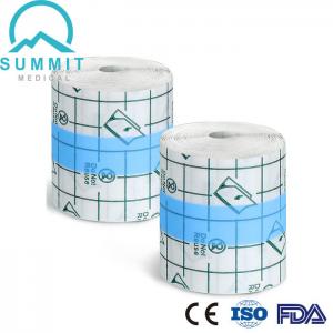 Transparent Film Wound Dressing Roll , Tattoo Aftercare Clear Adhesive Bandages