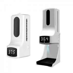 China 1000ml Touchless Sanitizer Dispenser With Infrared Fever Measure Device wholesale