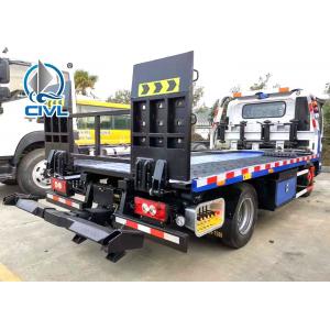 China 4x2 6TIRES EuroII 3-5tons Light Duty Wrecker Tow Truck For Broke Car Drag & Transfer With Cummims Engine supplier