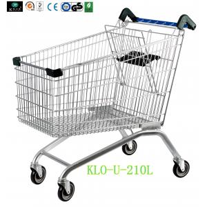 China European Style Disabled Supermarket Shopping Trolley Cart With Baby Seat supplier