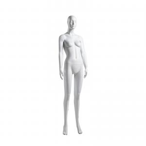 China Beautiful White Female Mannequin , curvy Female Fiberglass Mannequin For Display supplier