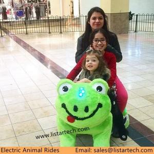 Factory Supply Electronic Stuffed Animal Ride, Walking Animal Rides, Kiddie Animal Rides