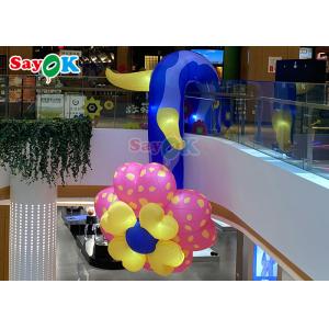 Nightclub Disco Led Light Inflatable Flowers Plants Customized Color