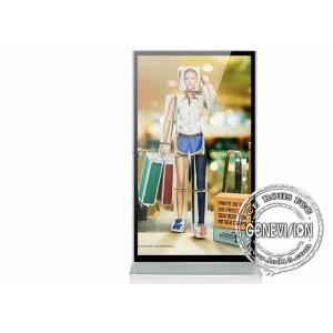 Transparent Wifi Digital Signage Android Monitor Samsung LG 98 Inch Floor Stand