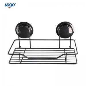 China No Nails / Drilling Hole Needed Bathroom Shower Caddies Self Adhesive Chrome Holder supplier