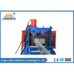 China Blue color PLC Control Cable Tray Roll Forming Machine 2018 new design made in China GI and GP material supplier