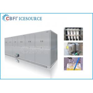 10 tons Easy Operation Edible Ice Cube Making Machines Large Production