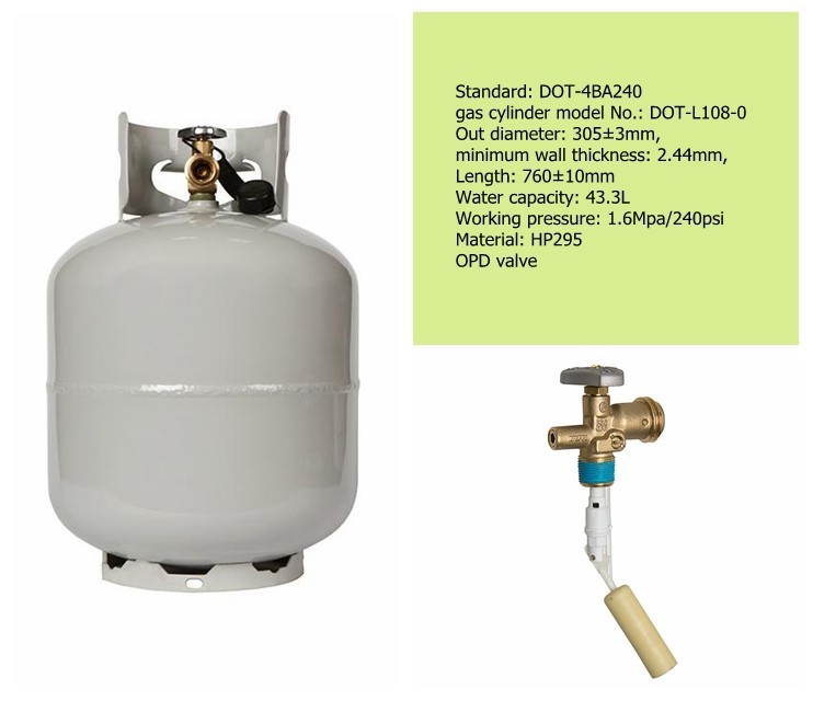 Does a 100 lb propane tank need an opd valve?