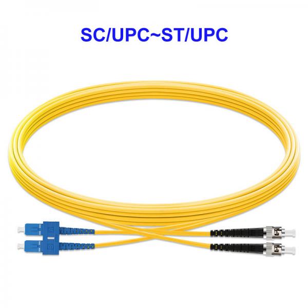 Optical Fiber Cable SC UPC ST UPC Single-Mode Dual-Core Carrier-Grade OS2