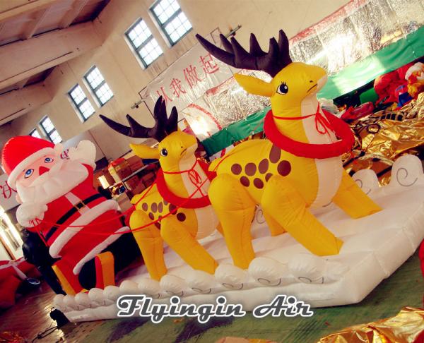 Inflatable Reindeer, Inflatable Snowboard, Inflatable Santa Claus
