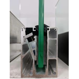 China Aluminum U Channel Glass Railing with 6+6mm and 8+8mm Tempered Glass for 36''/42'' Height Balcony and Deck supplier