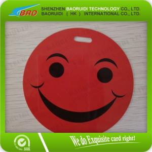 brand laminating pouch Smiley luggage tag