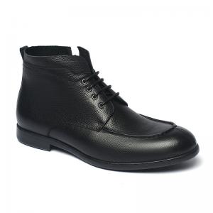Logo Customized Winter Lace Up Mens Leather Dress Boots