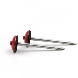 China 2 inch Galvanized Roofing Nails With Umbrella Head For Construction supplier