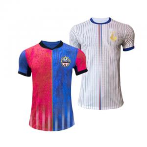 Lightweight Polyester Soccer Jerseys Durable Fabric Sleek Design For Matches & Training