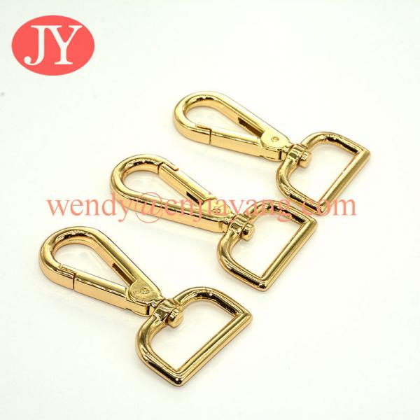 jiayang gold color 32mm swivel snap hook for purse / handbags