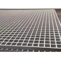 China Grey Fiberglass Grating Panels 38mm*38mm Light Weight Long Service Life on sale