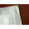 Transparent Aluminium Foil Packaging Bags Moisture Proof With Zip Lock Top
