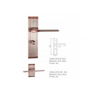 Egypt Revolve Zinc Alloy Door Handle 85mm Customized Key Shape Modern Design Construction