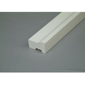 China White Water Proof PVC Decorative Mouldings / 7ft Brick Mold For Decoration supplier