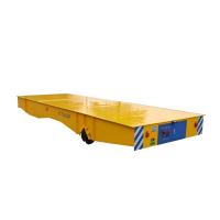 China Heavy Duty Cargo Electrical RGV Flat Transfer Cart For Max 10 Ton Transfer on sale