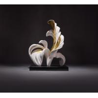 Abstract Resin Art Sculpture White Devil