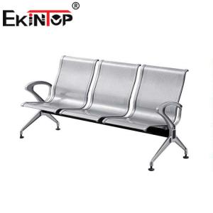 Commercial Waiting Chair 3 Seater Stainless Steel Material For Lounges ODM