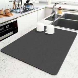 Super Absorbent Water Pad Tableware Mat for Kitchen Draining in Southwestern Design