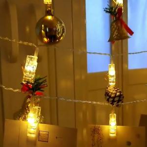 China 1.5M 10pcs LED Christmas Photo Clip Style Fairy Light Led String wedding natal Garland New Year christmas decorations fo supplier