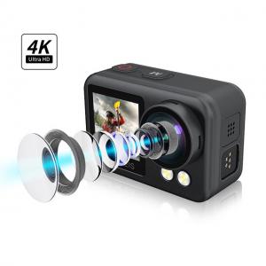 Waterproof Action Sports Camera Small 4K 60FPS 720P 240FPS WiFi Dual Screen Mini