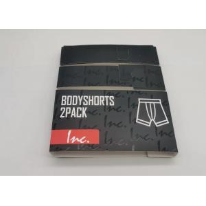 UV Printing Undergarments Packaging Box ISO9001 Approved For Mens Panties