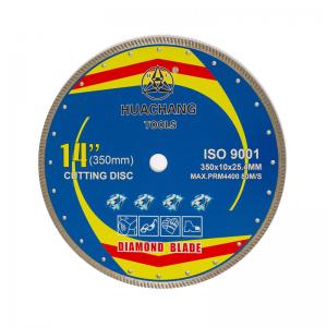 10" 250mm 14 Inch 350mm Porcelain Diamond Blade For Porcelain Tile 350x25.4mm