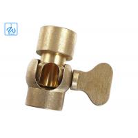 China OEM Lighting Accessories Adjustable Brass Material Lamp Bases Swivel Joints on sale