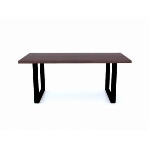 Metal Frame Solid Wood Standing Desk Polished For Office Home Furniture