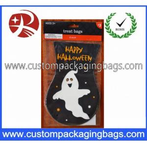 China Custom Biodegradable Plastic Treat Bags DIY Halloween Trick Or Treat For Boys supplier
