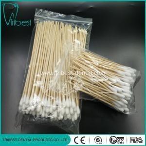 China 3 Inch Medical Cotton Tipped Applicators High Absorbency supplier